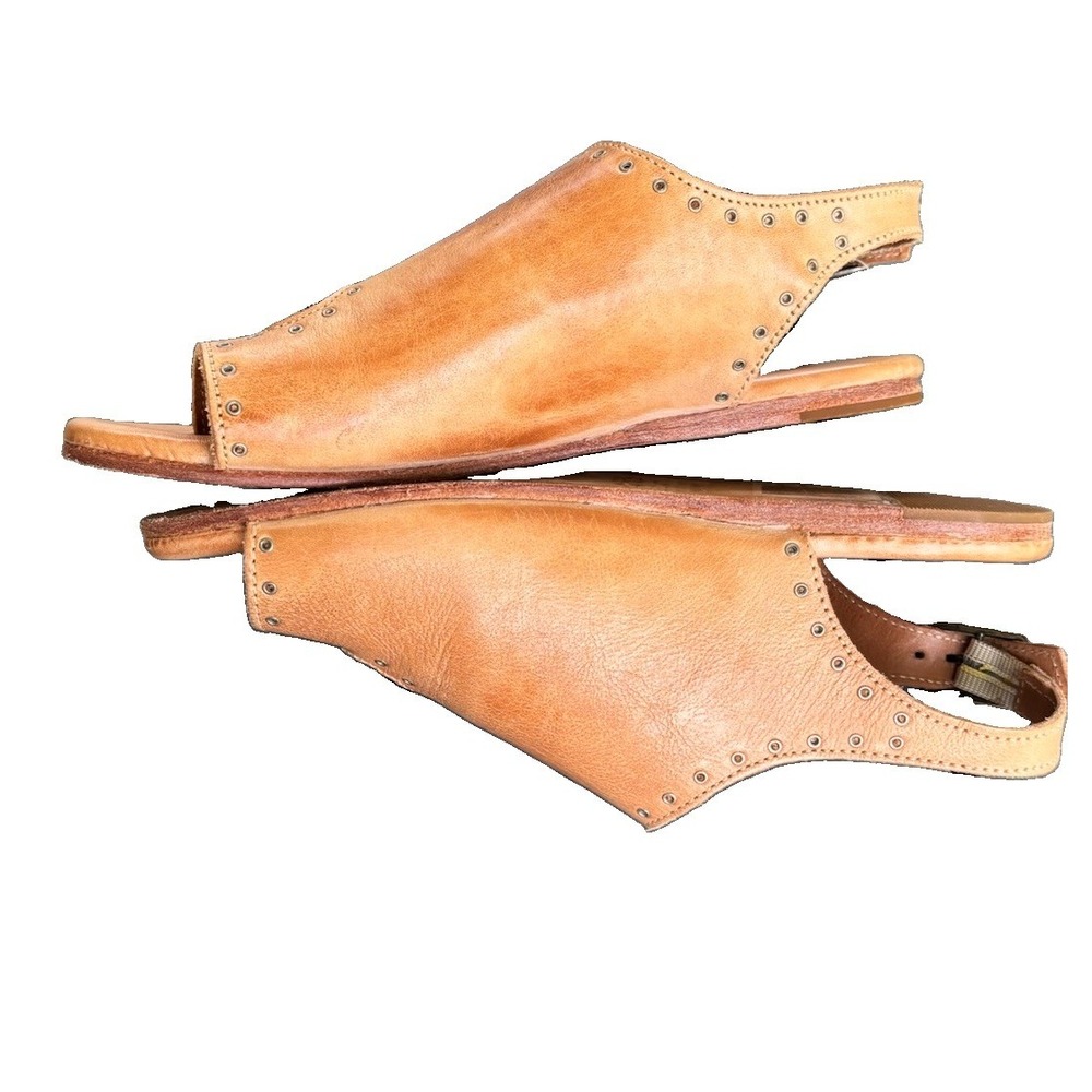 Bed Stu Misha Leather Sandals Rustic Tan Women's Size 6 Handmade Boho - Picture 3 of 8